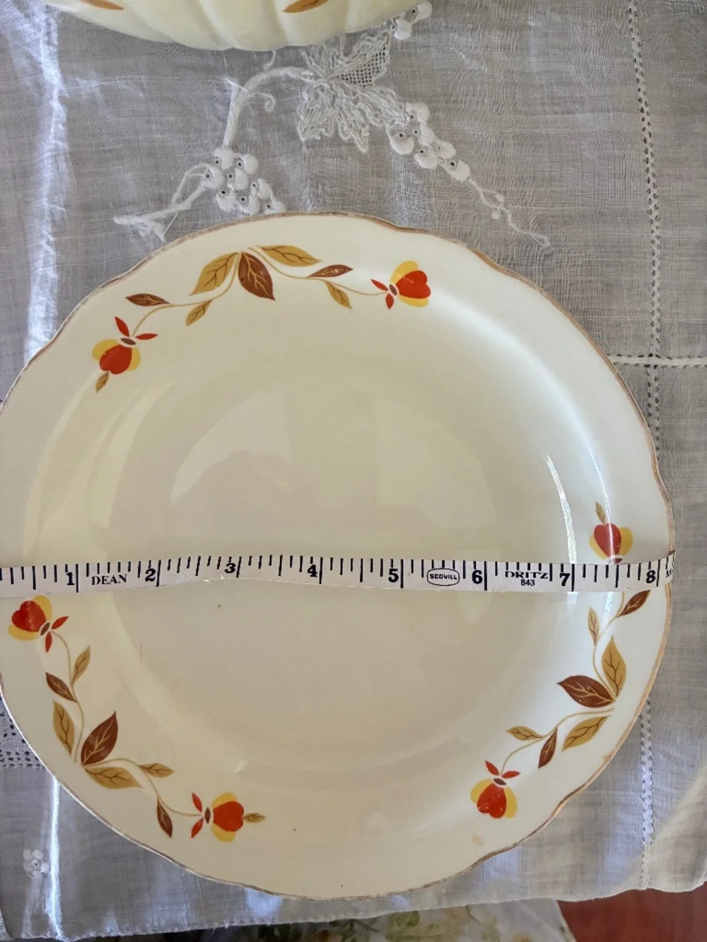 Hall Autumn Leaves soup/salad bowl